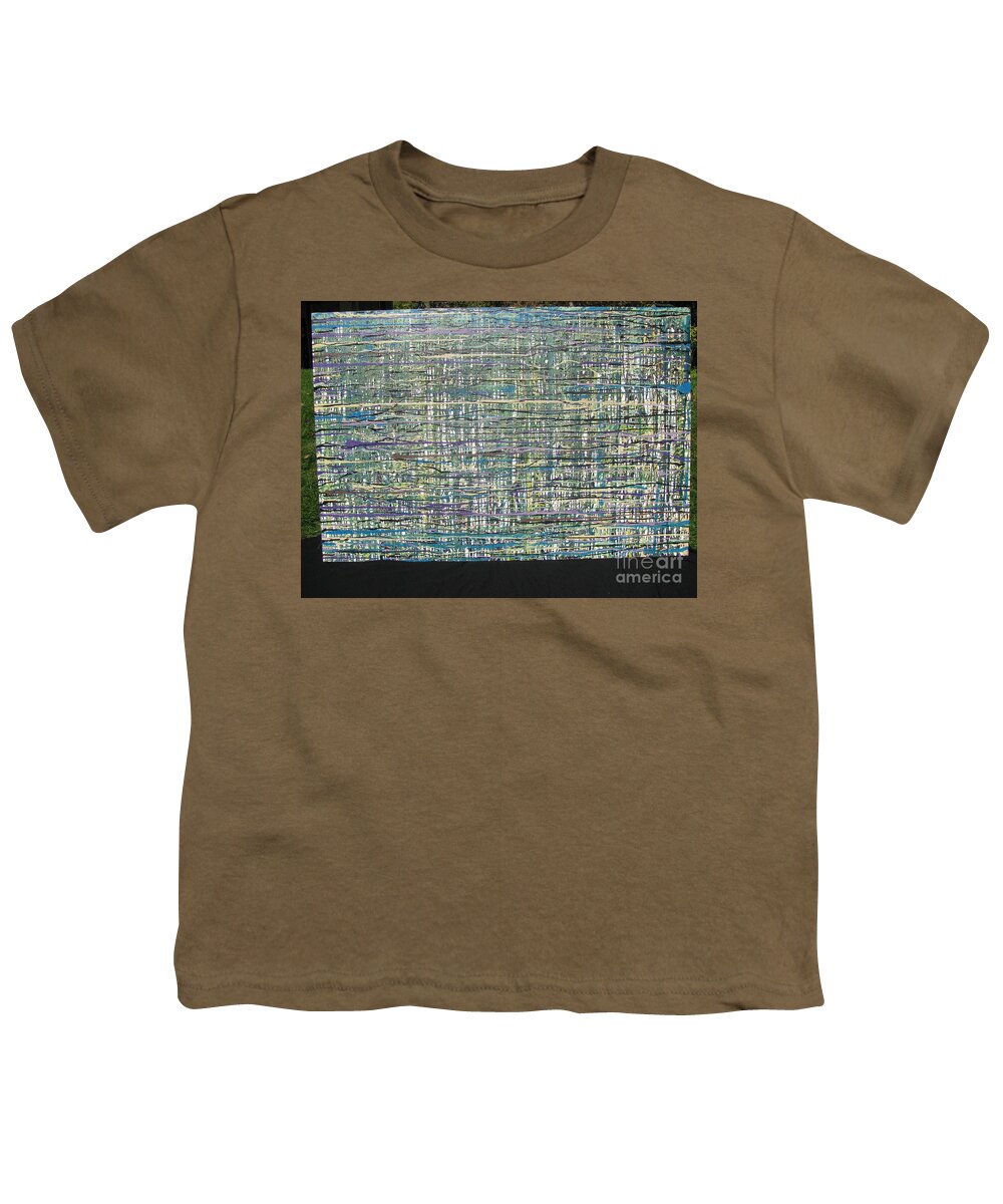  Youth T-Shirt featuring the painting Convoluted by Jacqueline Athmann