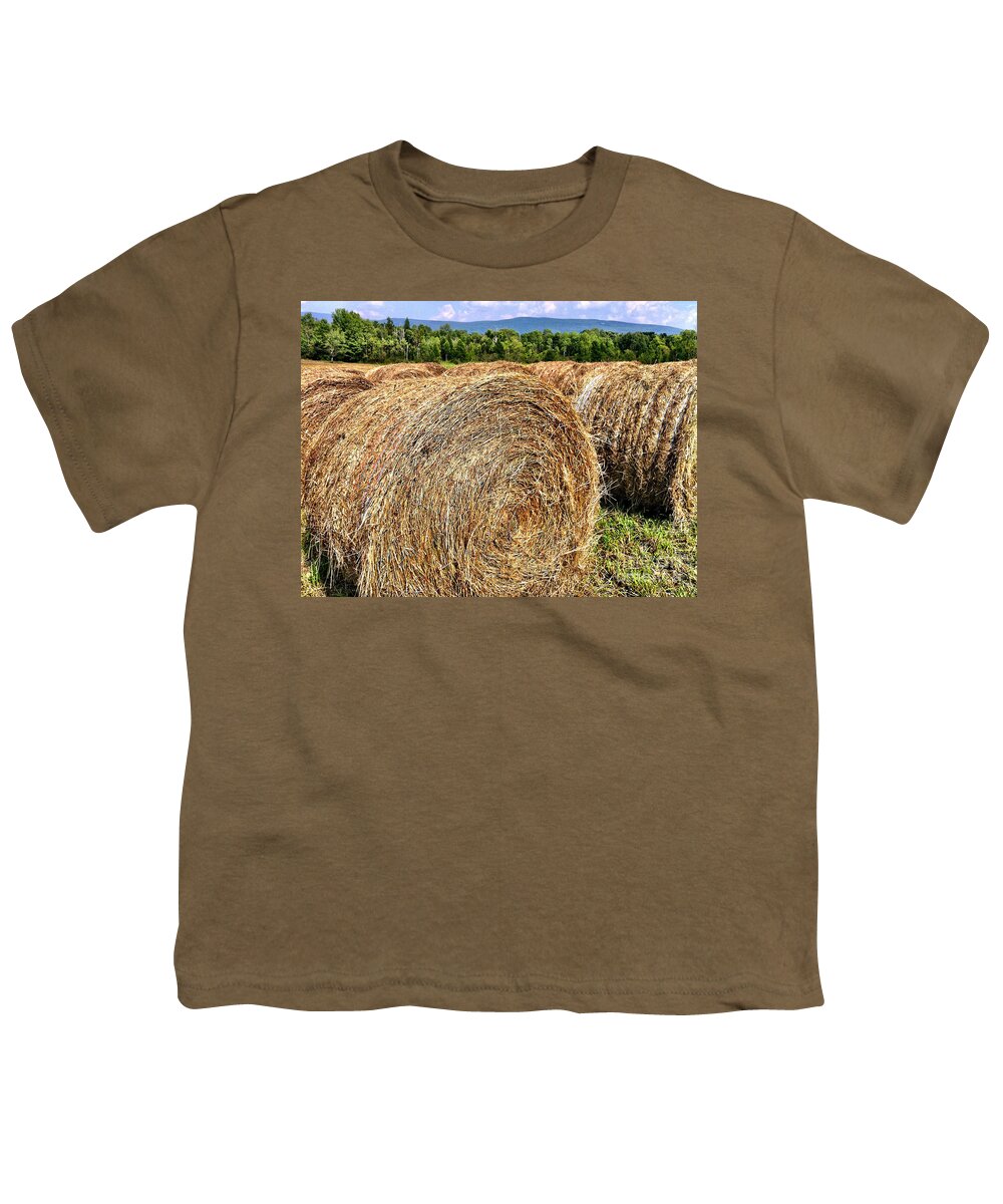 Bales Youth T-Shirt featuring the photograph Country Bales by Onedayoneimage Photography
