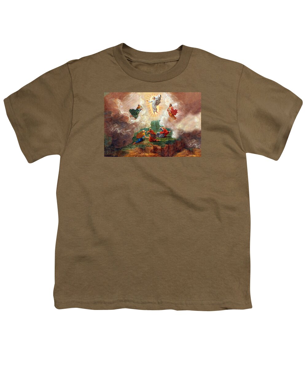Resurrection Of Christ Youth T-Shirt featuring the painting D. Nollet The Transfiguration by Munir Alawi