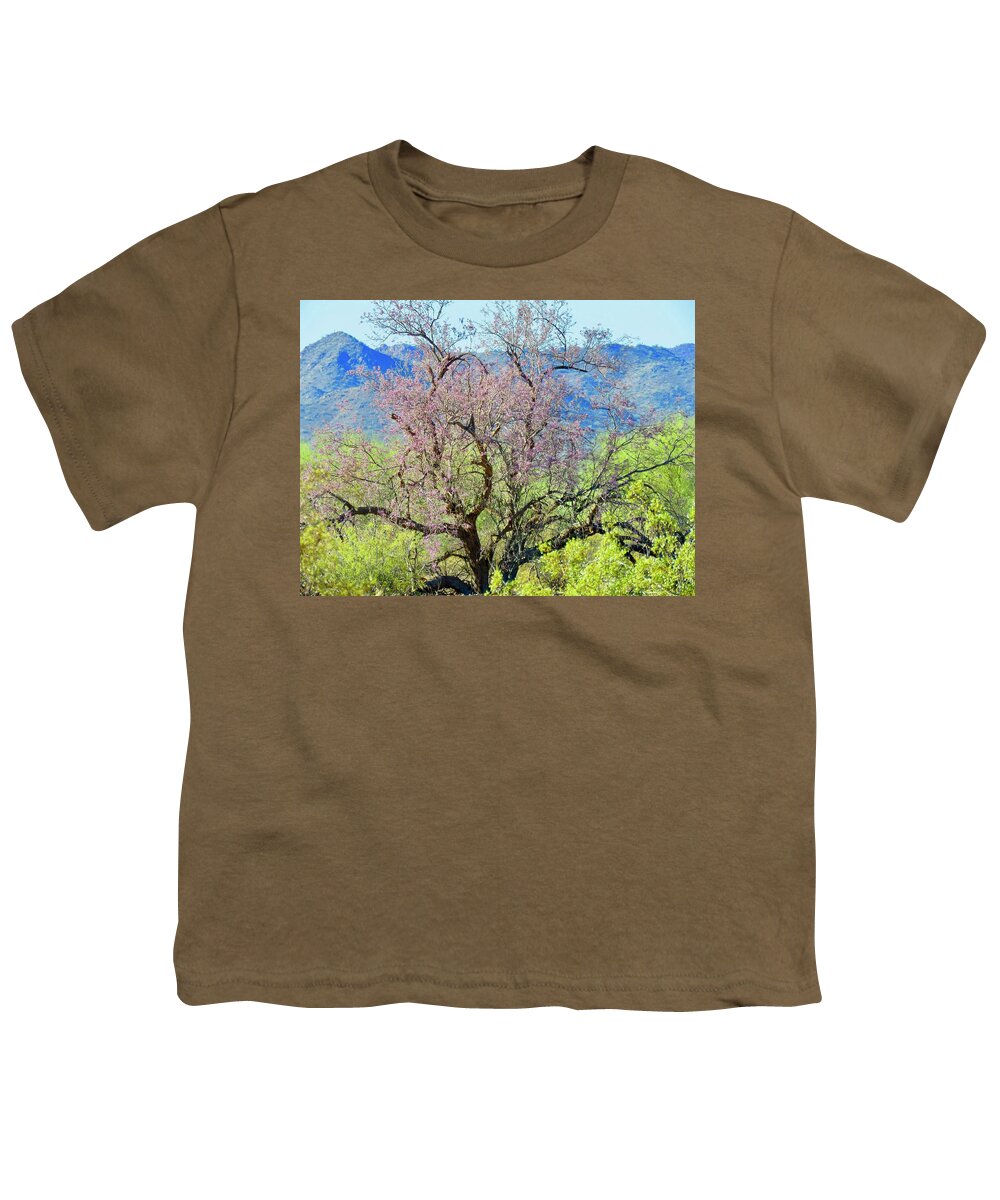 Arizona Youth T-Shirt featuring the photograph Desert Ironwood Beauty by Judy Kennedy