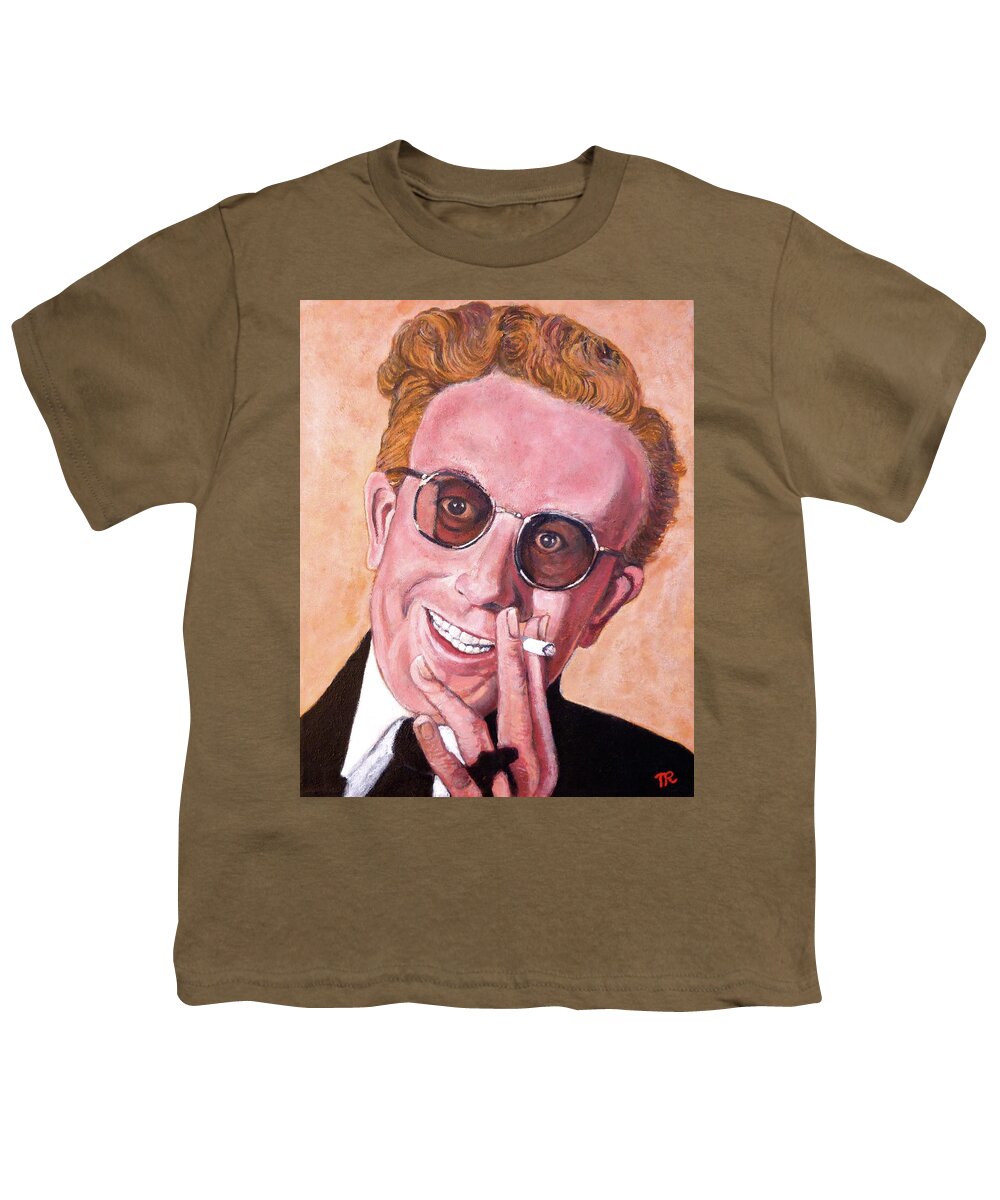 Dr Strangelove Youth T-Shirt featuring the painting Dr Strangelove by Tom Roderick