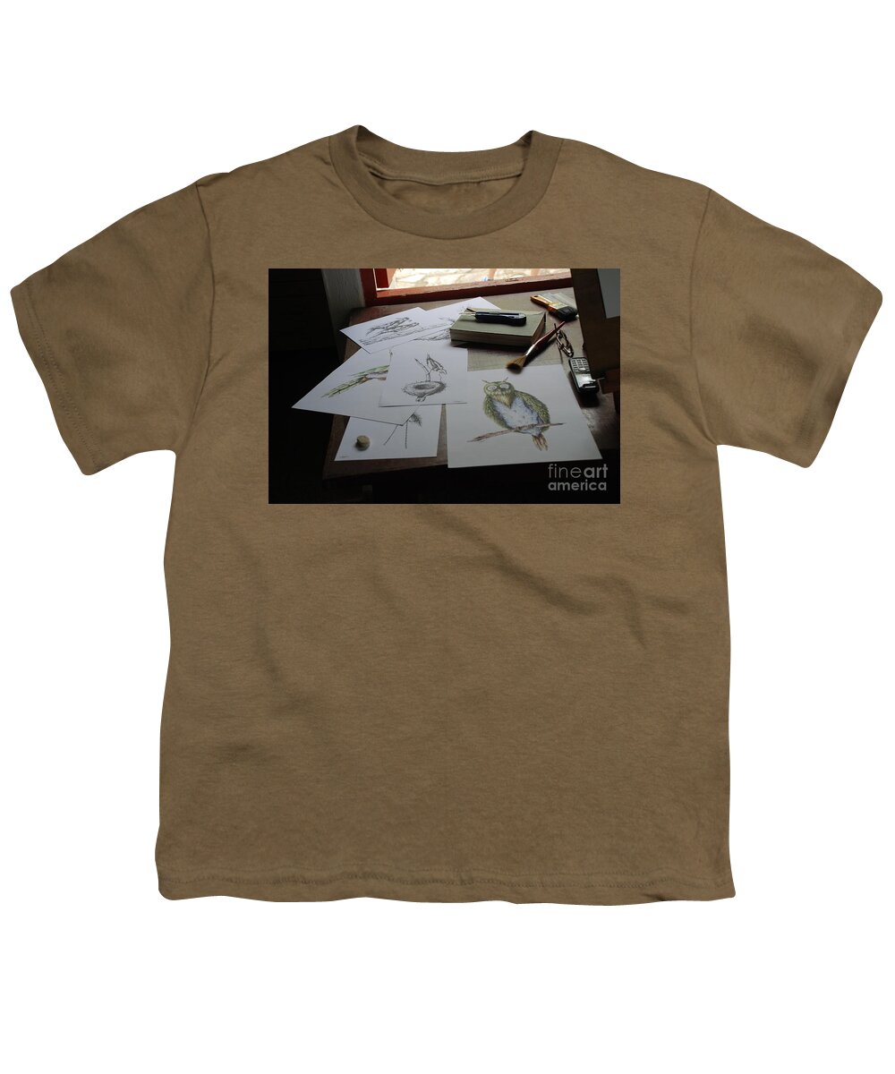 Cuba Youth T-Shirt featuring the photograph Drawings by Jim Goodman