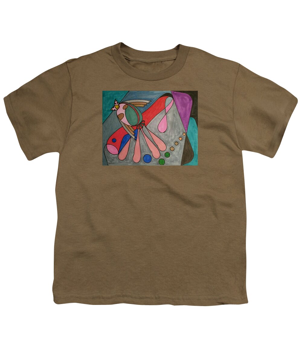 Geometric Art Youth T-Shirt featuring the glass art Dream 158 by S S-ray