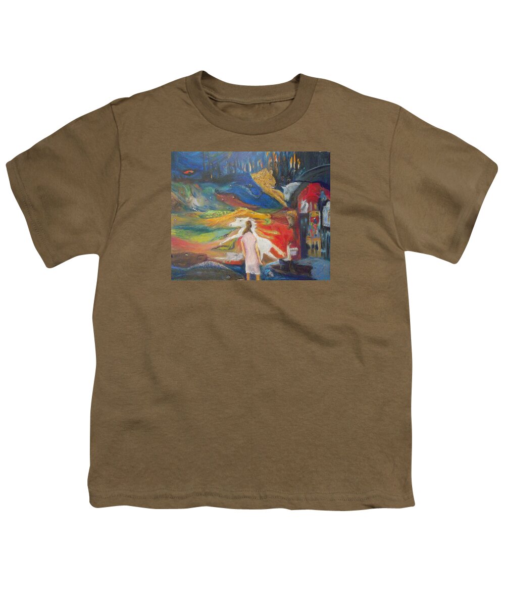 Dream Youth T-Shirt featuring the painting Dreamer by Susan Esbensen