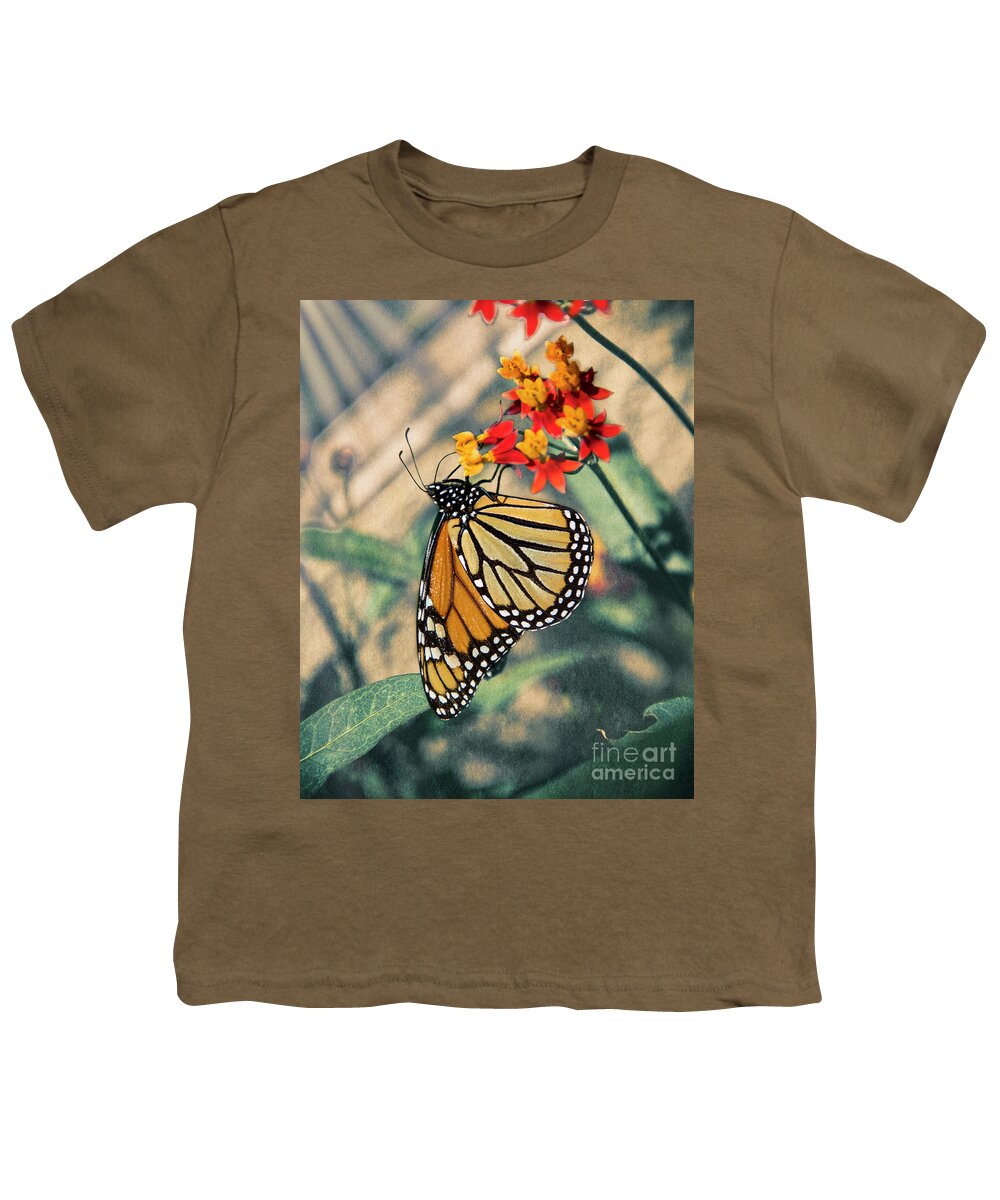 Mariola Youth T-Shirt featuring the photograph Dreamy Butterfly by Mariola Bitner