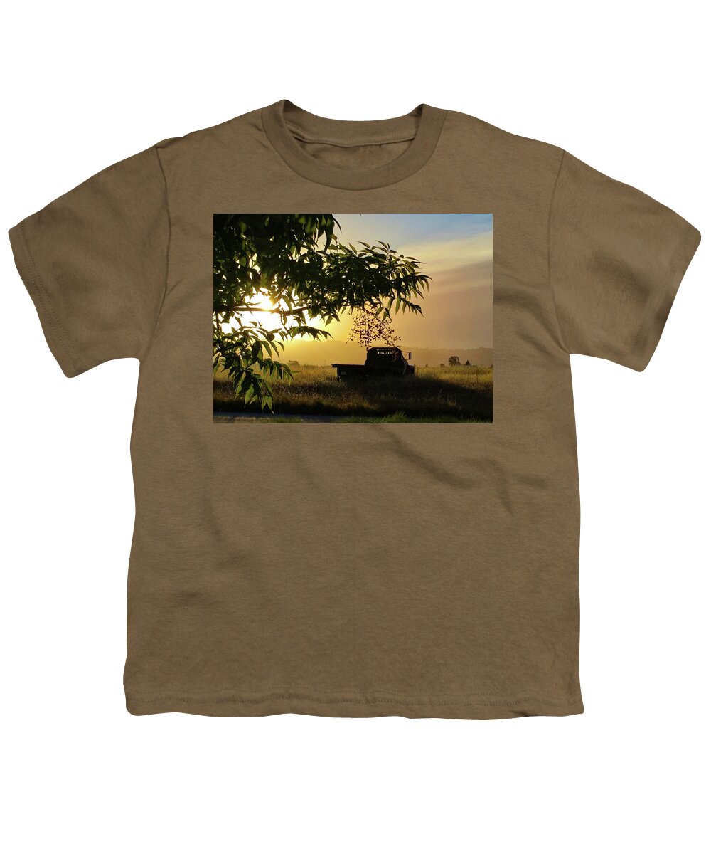 Sunrise Youth T-Shirt featuring the photograph Early Morning in Watsonville by Lora Lee Chapman