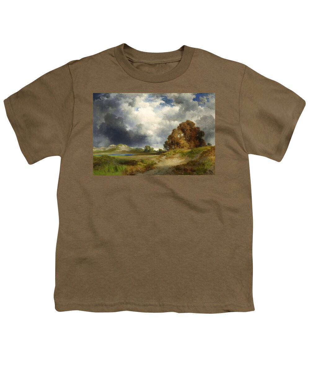 Thomas Moran Youth T-Shirt featuring the painting East Hampton by Thomas Moran