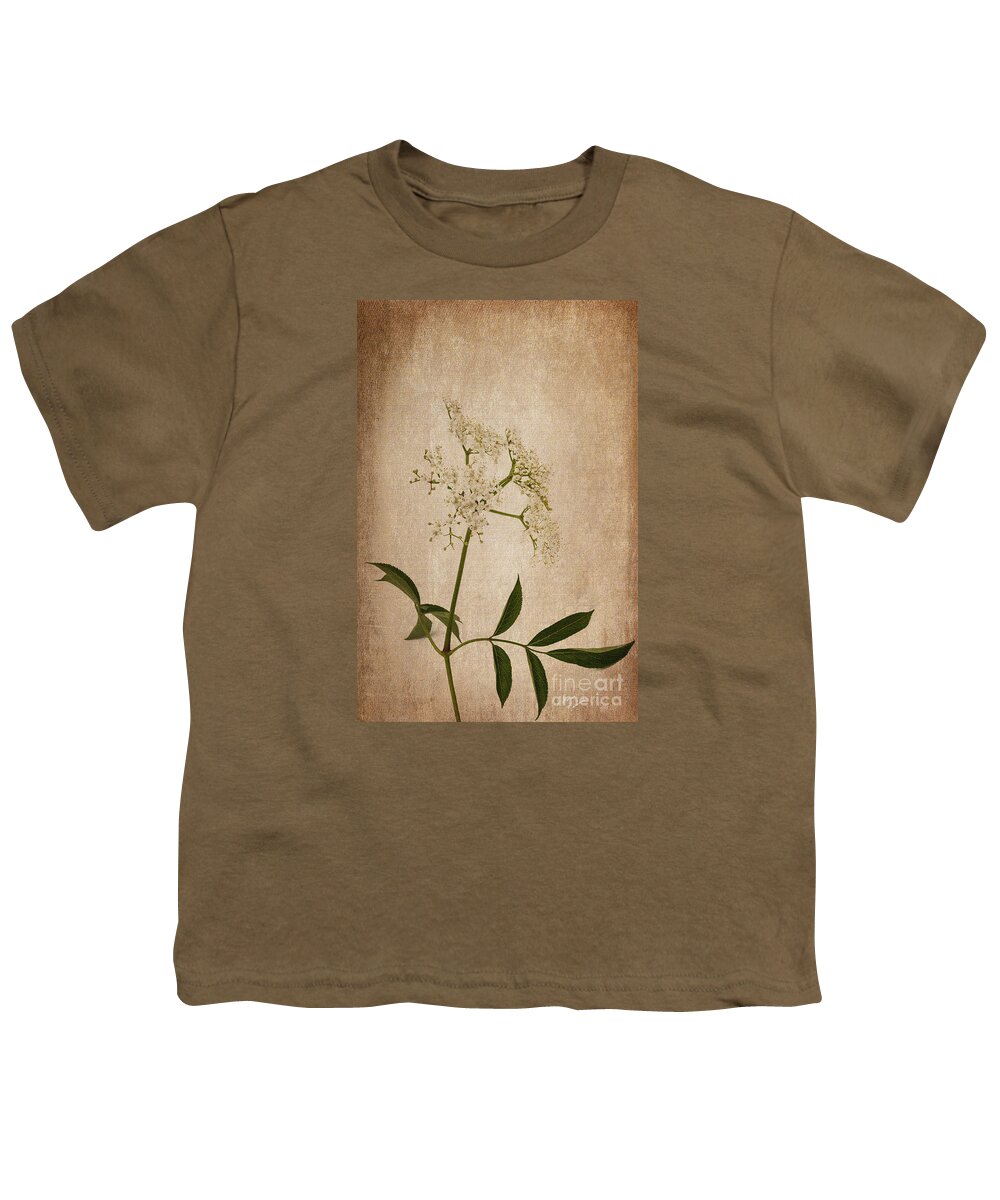 Wild Elderberry Flowers Youth T-Shirt featuring the photograph Wild Elderberry Flowers by Diane Macdonald