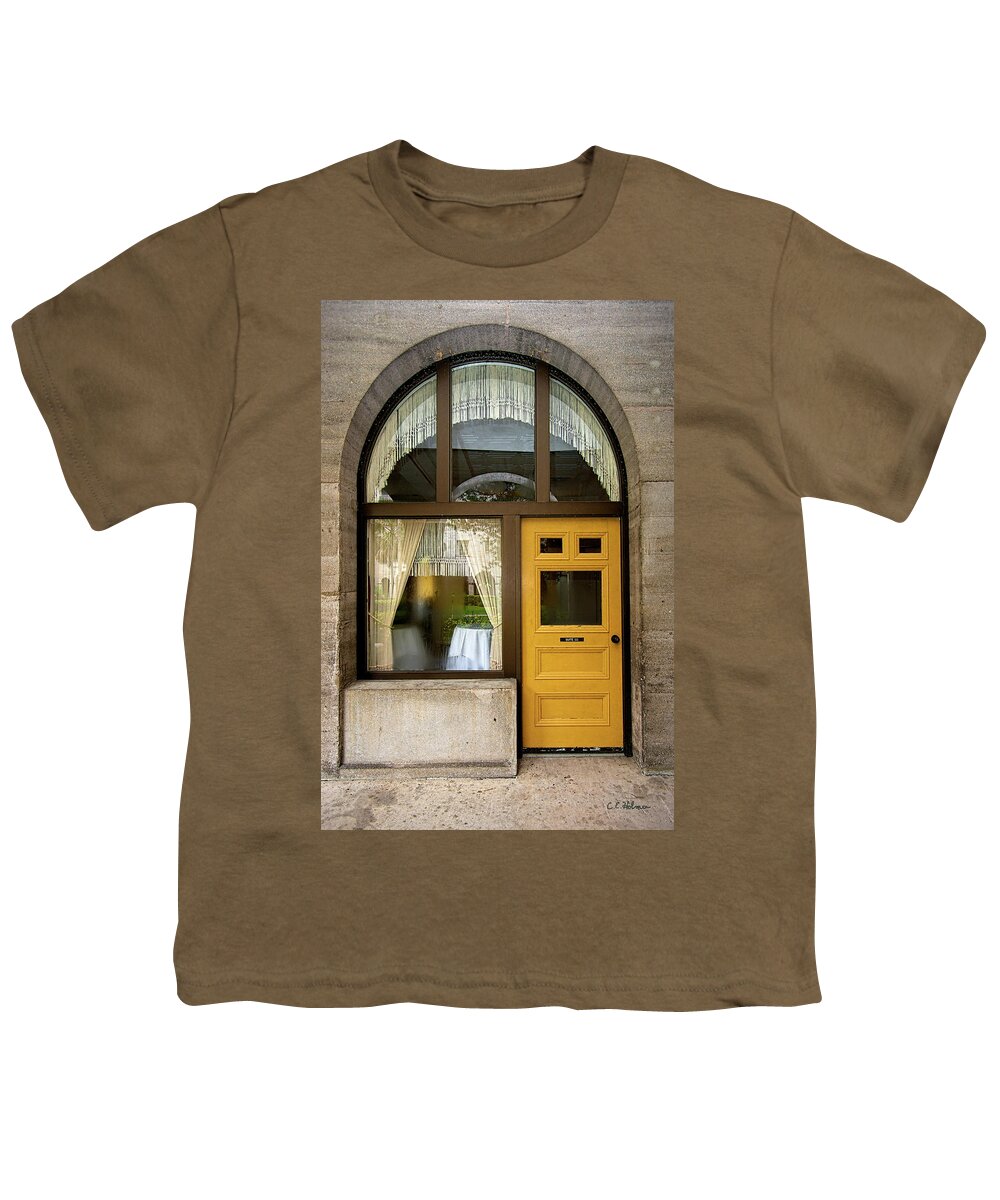 Shapes Youth T-Shirt featuring the photograph Entry Geometrics by Christopher Holmes