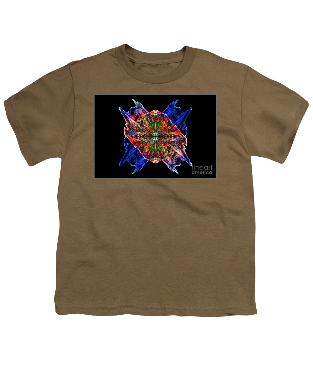 Fractals Youth T-Shirt featuring the photograph Experiment 12 by Geraldine DeBoer