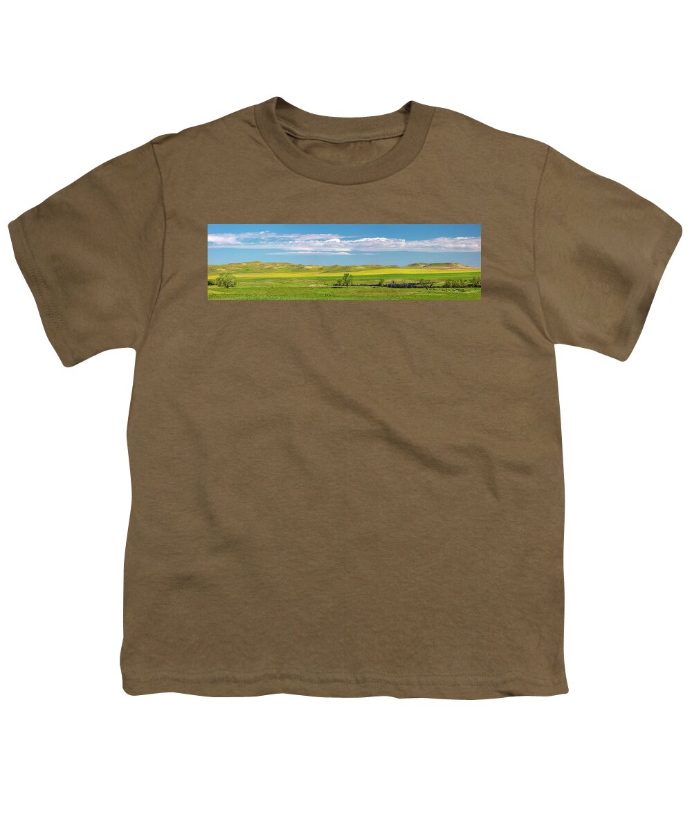 Landscape Youth T-Shirt featuring the photograph Fallon County Panorama by Todd Klassy