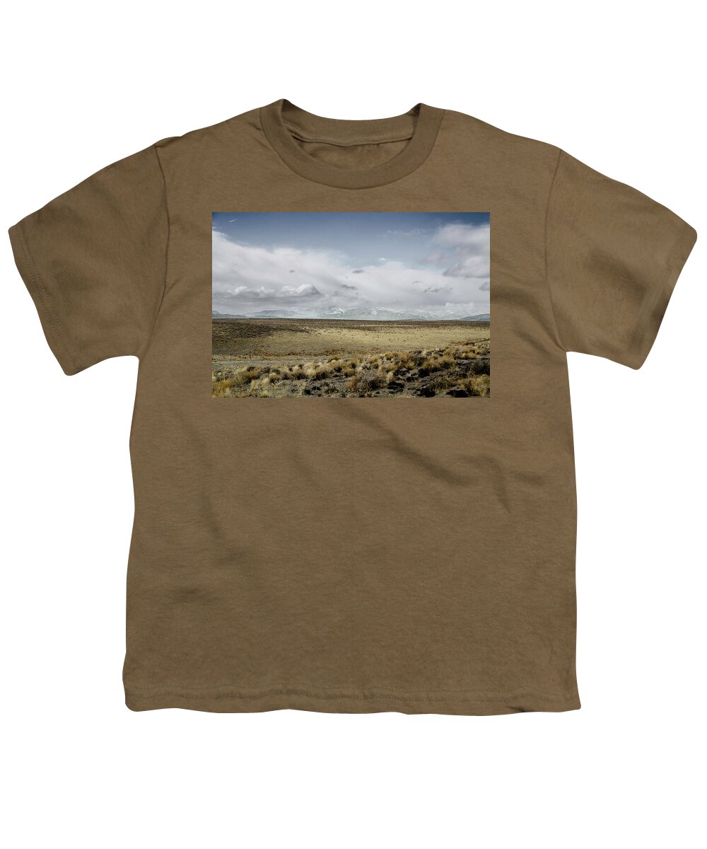 Fallon Youth T-Shirt featuring the photograph Fernley to Fallon-2512-R1 by Karen W Meyer