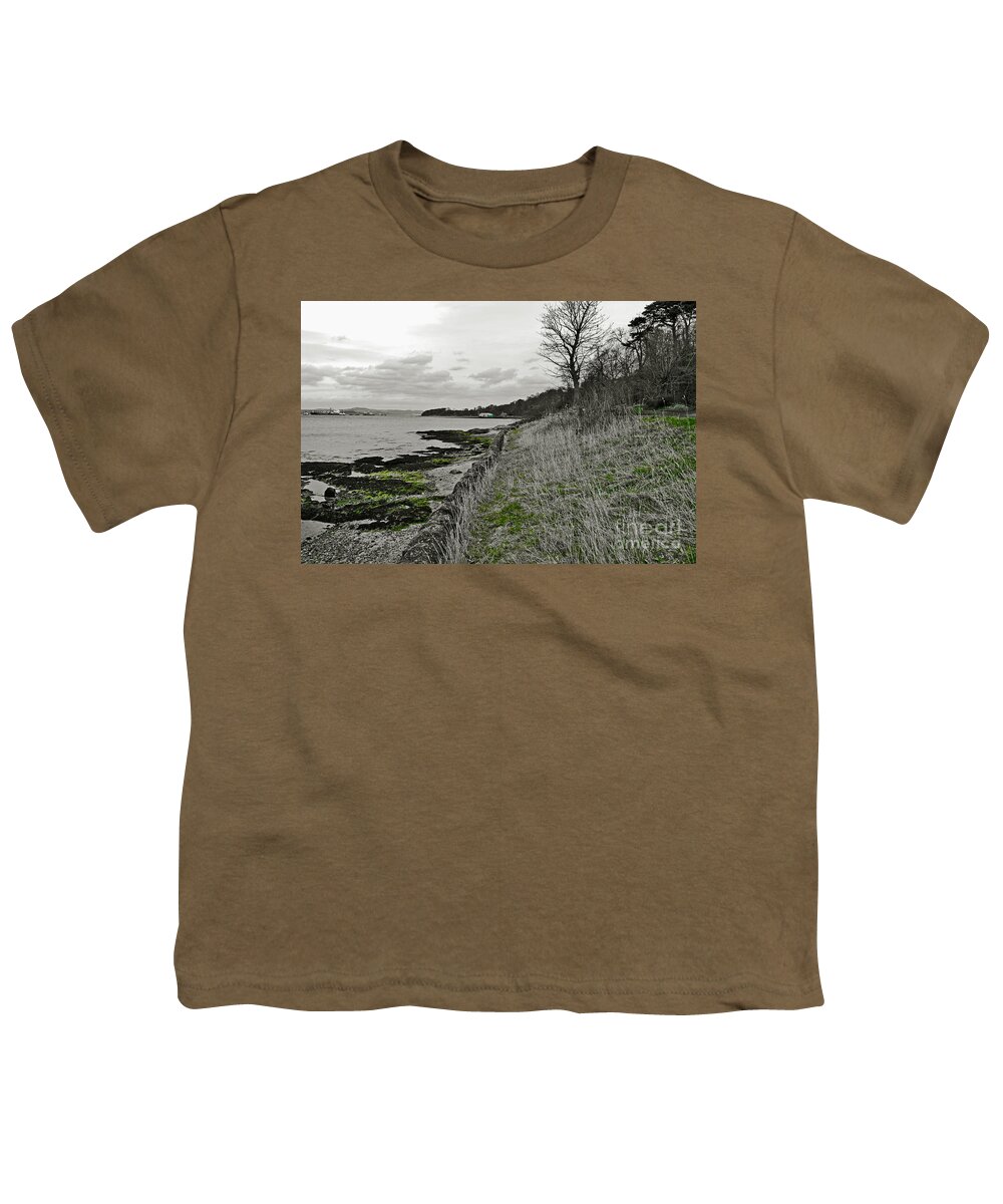 Landscape Youth T-Shirt featuring the photograph First Week of Spring. by Elena Perelman