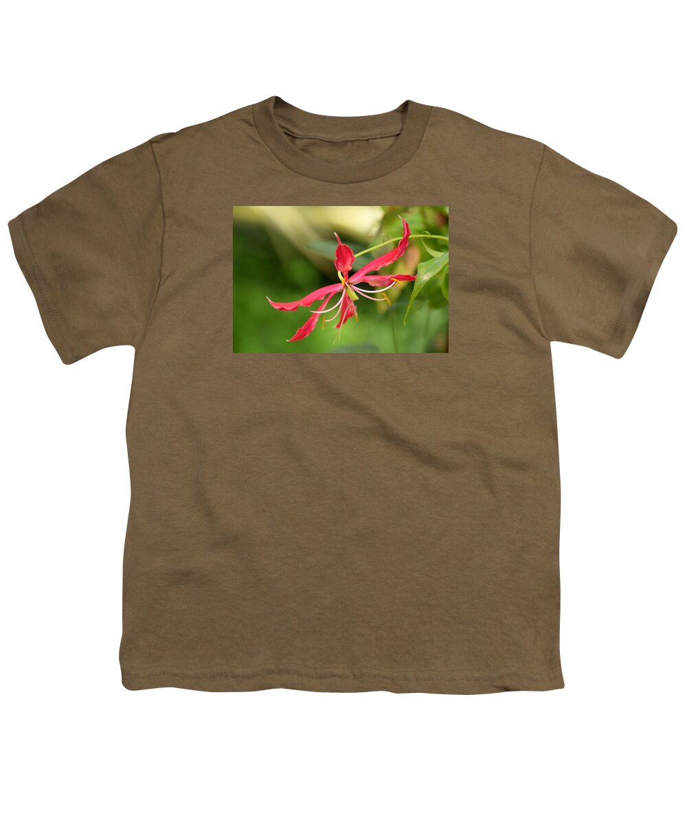 Floral Youth T-Shirt featuring the photograph Floral Flair by Deborah Crew-Johnson
