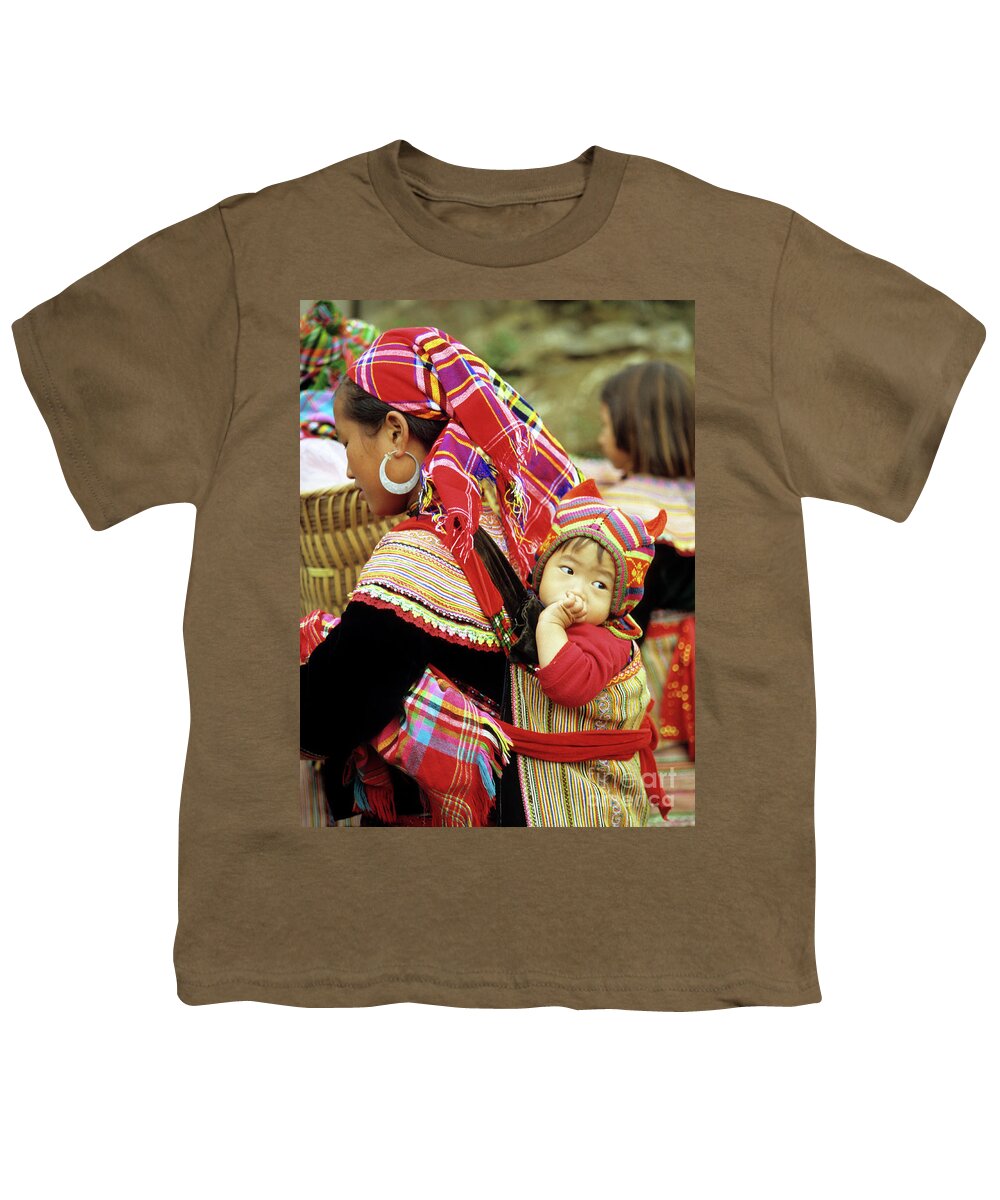 Flower Hmong Youth T-Shirt featuring the photograph Flower Hmong Baby 07 by Rick Piper Photography