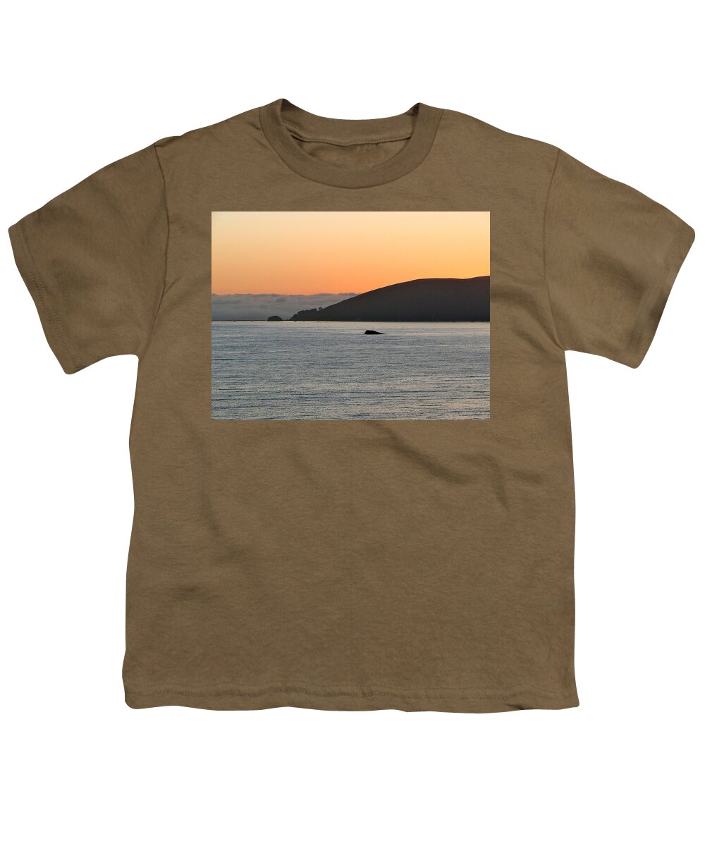 Sunset Youth T-Shirt featuring the photograph Fog Bank by Liz Vernand