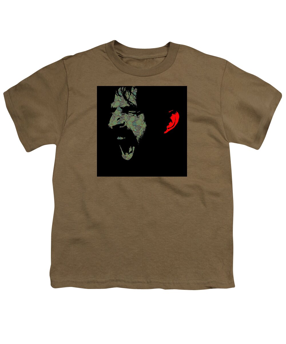 Frank Zappa Youth T-Shirt featuring the photograph Frank Zappa by Emme Pons
