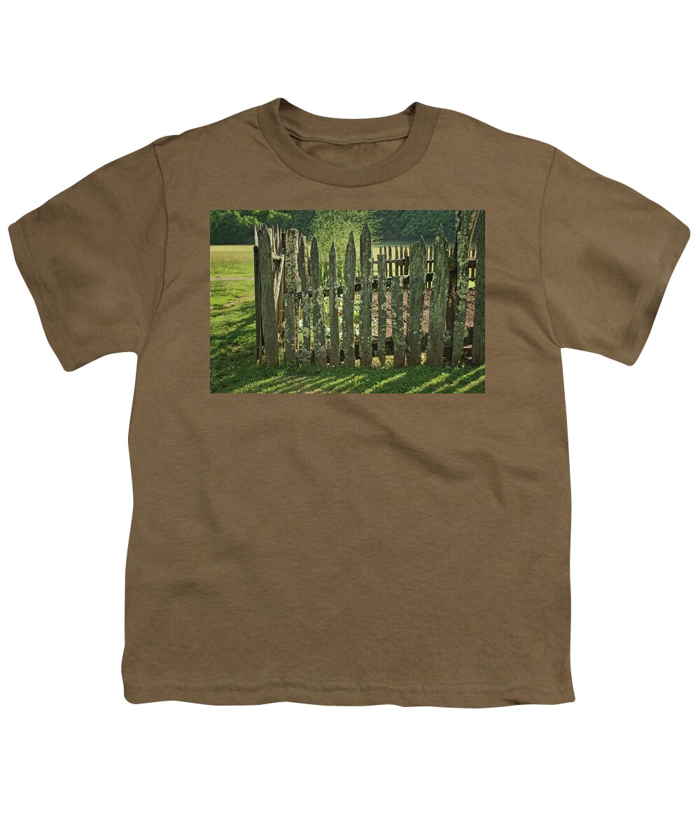 Fence Youth T-Shirt featuring the photograph Garden - Fence by Nikolyn McDonald