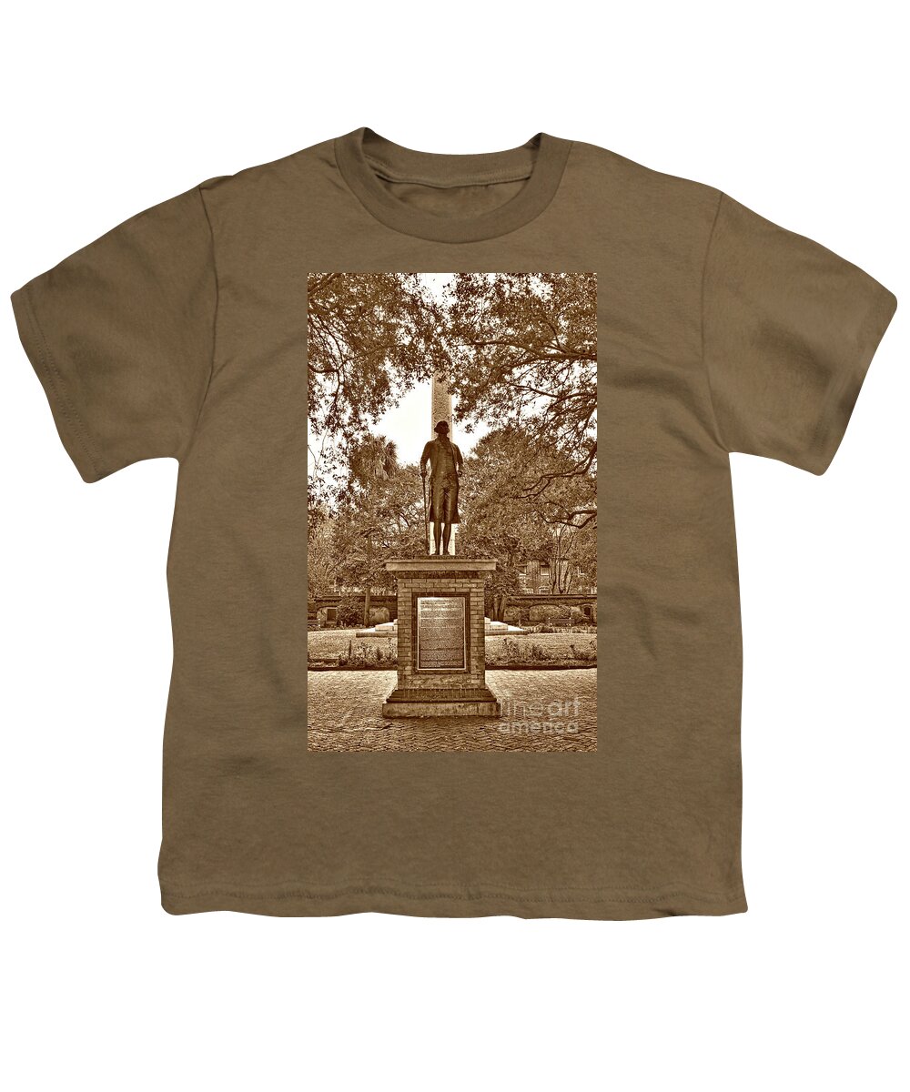 Culture Youth T-Shirt featuring the photograph George Washington, Charleston,sc by Skip Willits