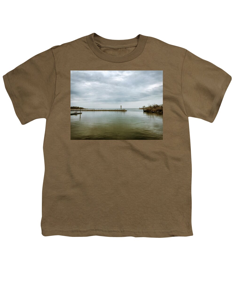 Gloomy Youth T-Shirt featuring the photograph Gloom on the Bay by Chris Montcalmo