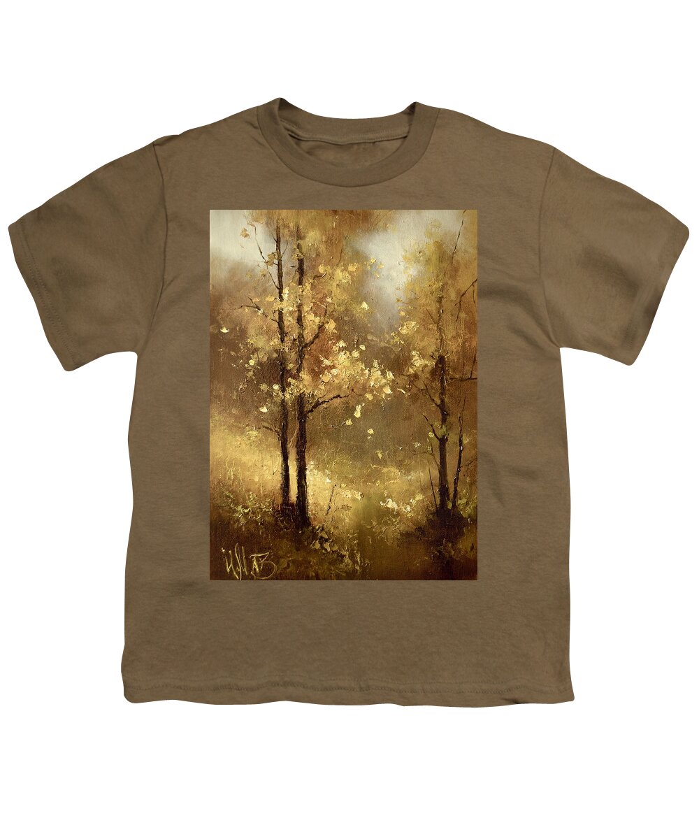 Russian Artists New Wave Youth T-Shirt featuring the photograph Golden Forest by Igor Medvedev