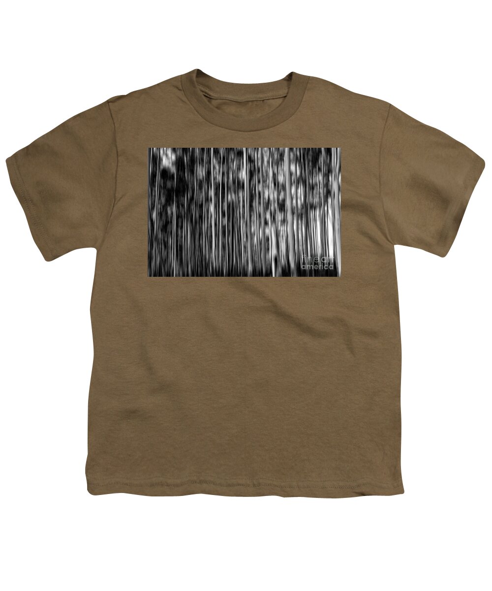 Gum Trees Youth T-Shirt featuring the photograph Gum trees in mono by Sheila Smart Fine Art Photography