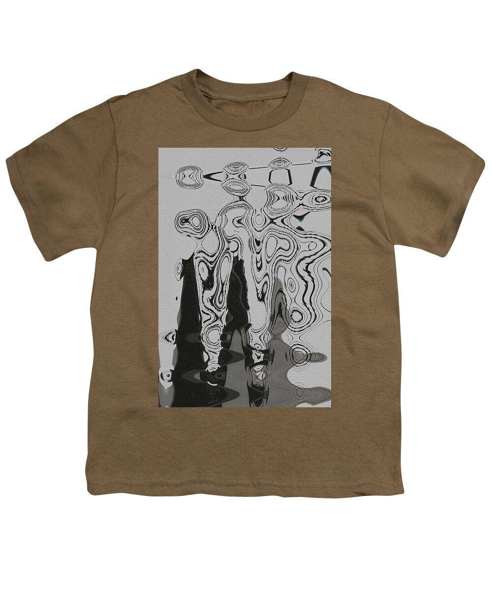 High Power Power Abstract Youth T-Shirt featuring the digital art High Power Power Abstract by Tom Janca