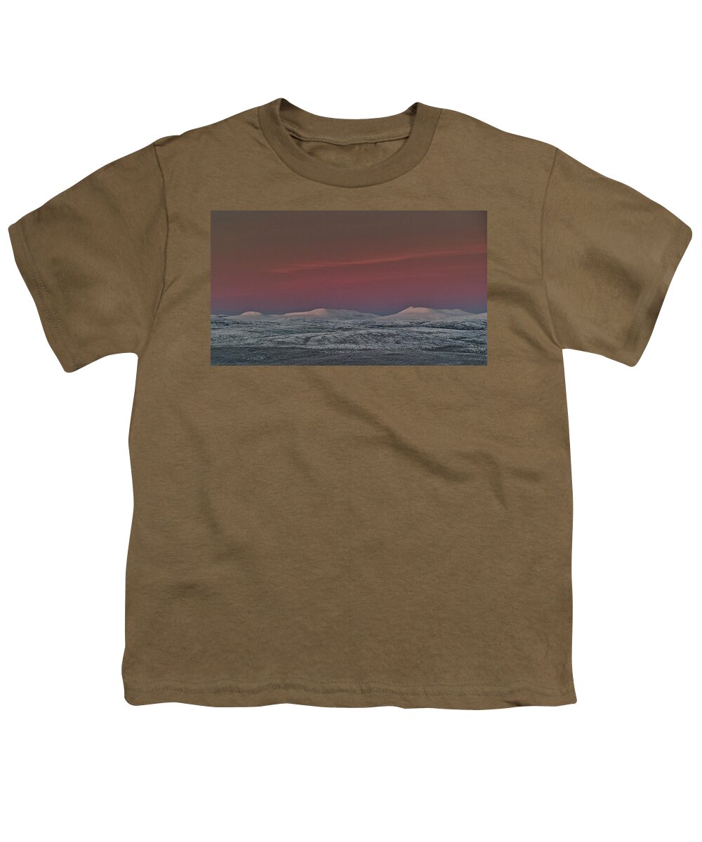 Landscape Youth T-Shirt featuring the photograph Highland Dawn by Pekka Sammallahti