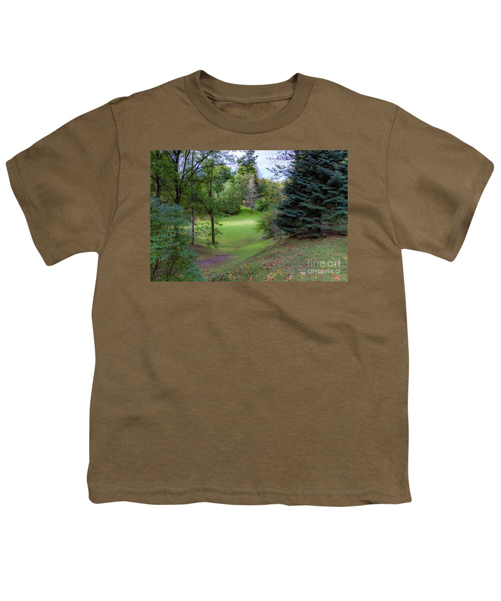 Highland Park Youth T-Shirt featuring the photograph Highland Park Glen by William Norton