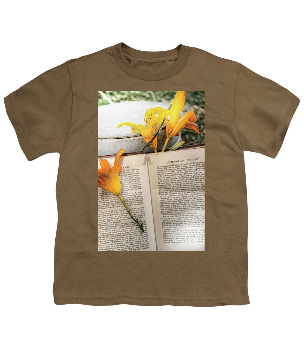 Sharon Popek Youth T-Shirt featuring the photograph Honor of Name Lily by Sharon Popek