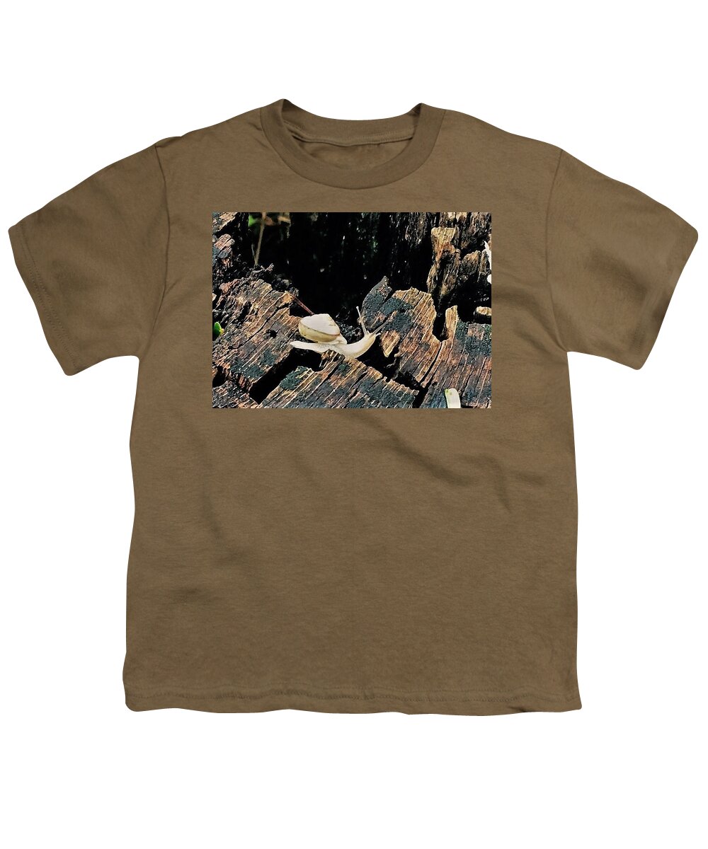 Snail Youth T-Shirt featuring the photograph I Will Not Be Rushed by John Glass