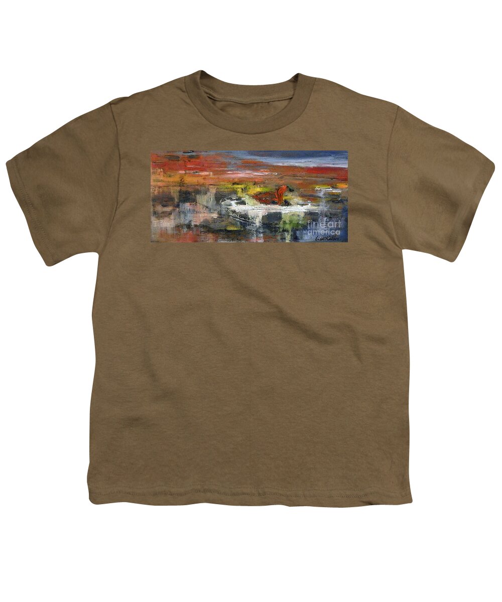 Duck Youth T-Shirt featuring the painting Kaiser Pond by Lisa Kaiser