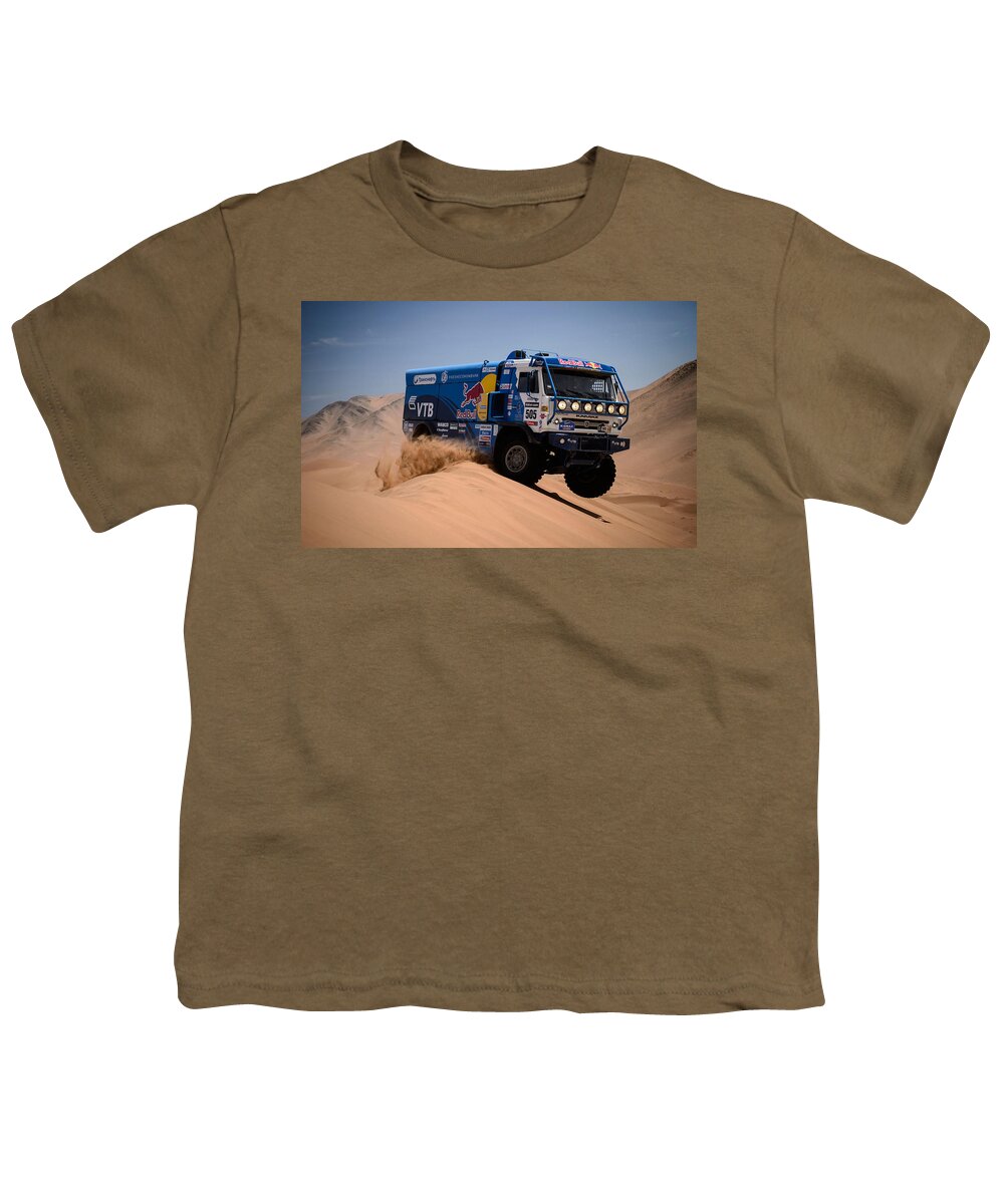 Kamaz Youth T-Shirt featuring the digital art Kamaz by Super Lovely