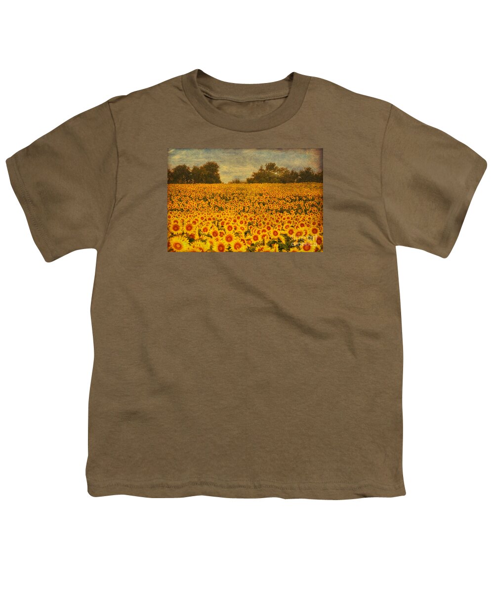 Kansas Youth T-Shirt featuring the photograph Kansas by Lynn Sprowl
