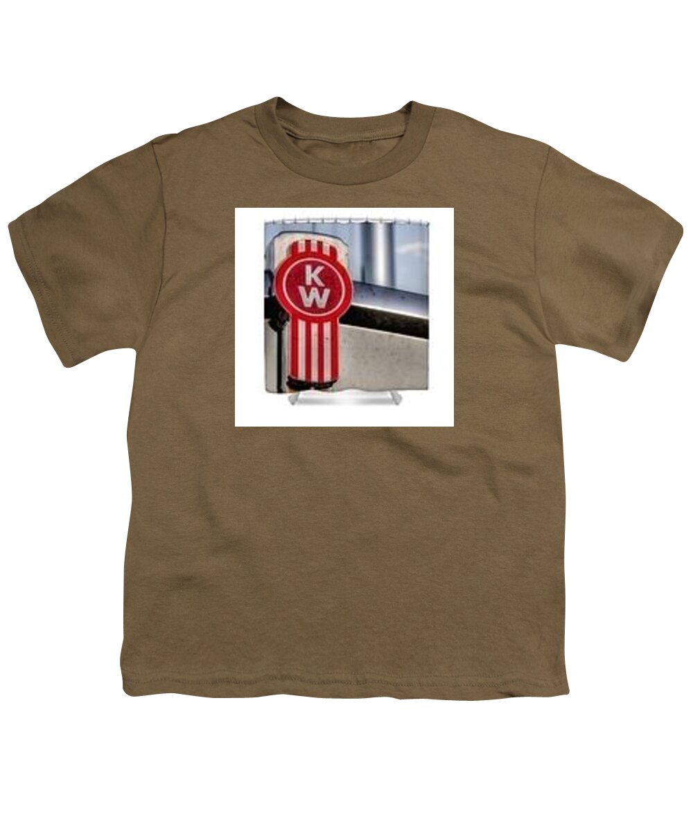  Youth T-Shirt featuring the photograph Kenworth Shower Curtain by Jerry Sodorff