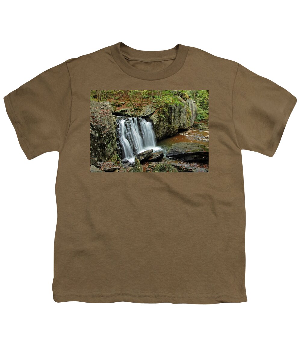 Kilgore Falls Youth T-Shirt featuring the photograph Kilgore Falls by Ben Prepelka