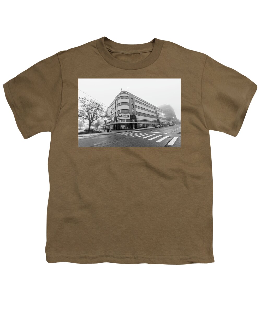 John Mcgraw Photography Youth T-Shirt featuring the photograph Knapp's Building Lansing Michigan by John McGraw
