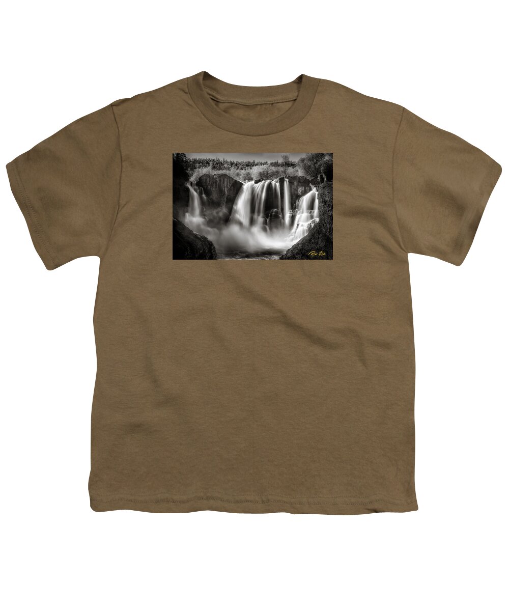 Atmosphere Youth T-Shirt featuring the photograph Late afternoon at the High Falls by Rikk Flohr