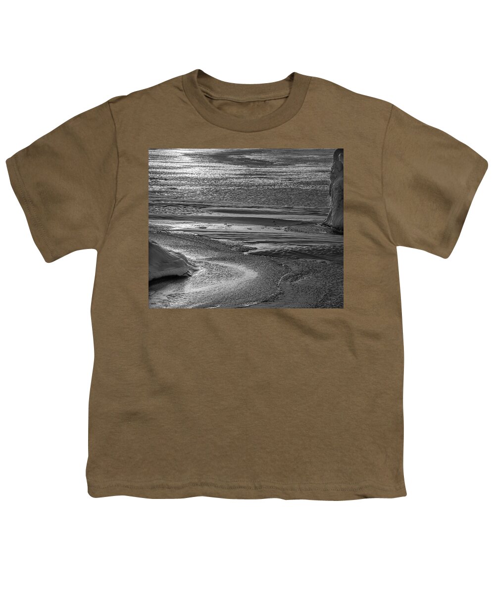Green Bay Youth T-Shirt featuring the photograph Light on Ice by John Roach