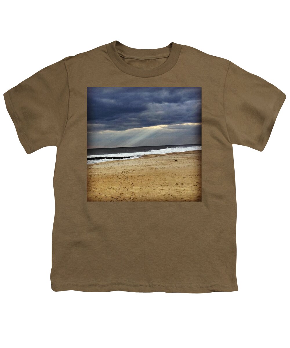 Ocean Youth T-Shirt featuring the photograph Light Through the Ocean Storm by Vic Ritchey