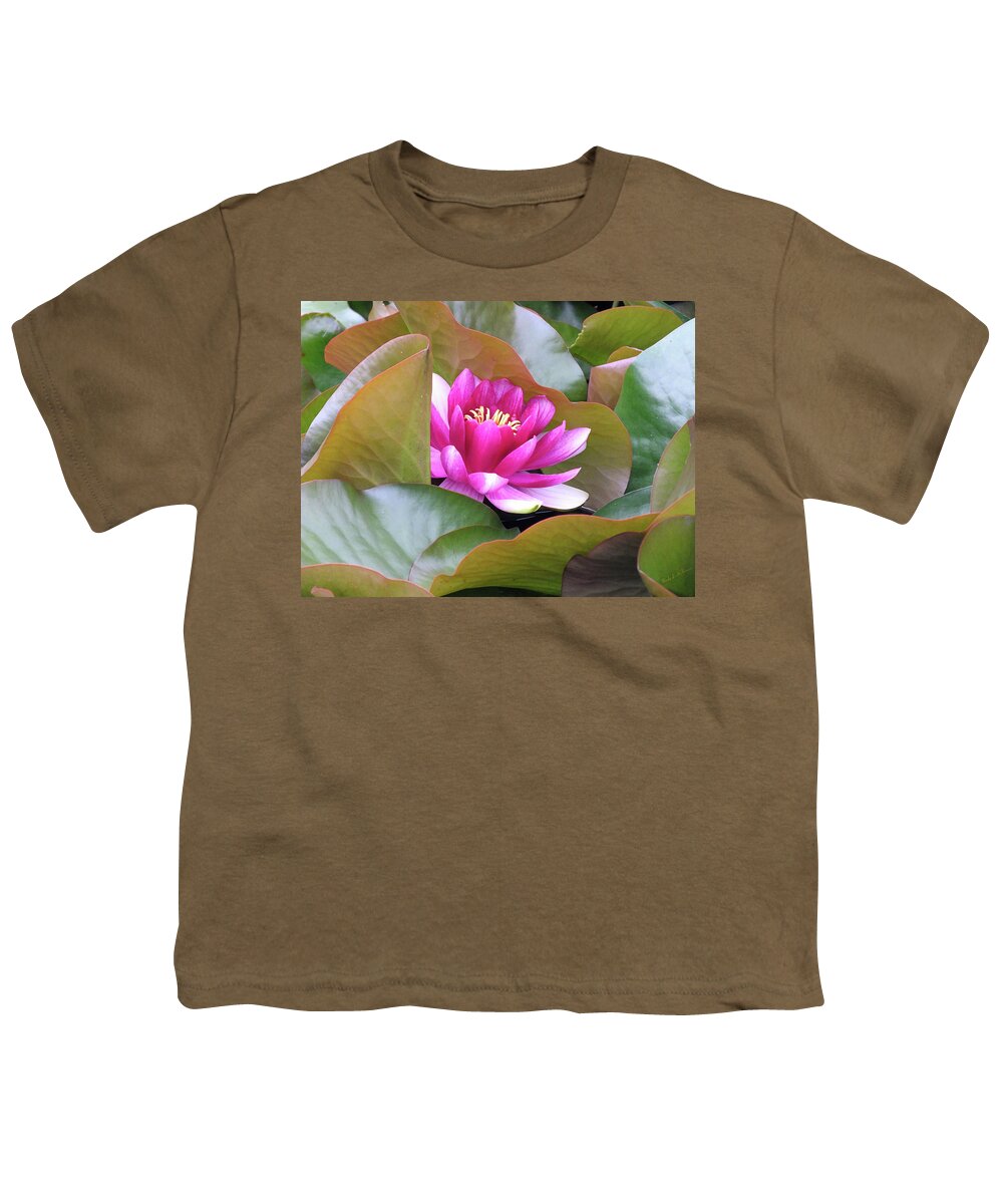 Pond Lilly Youth T-Shirt featuring the photograph Lilly in Bloom by Wendy McKennon