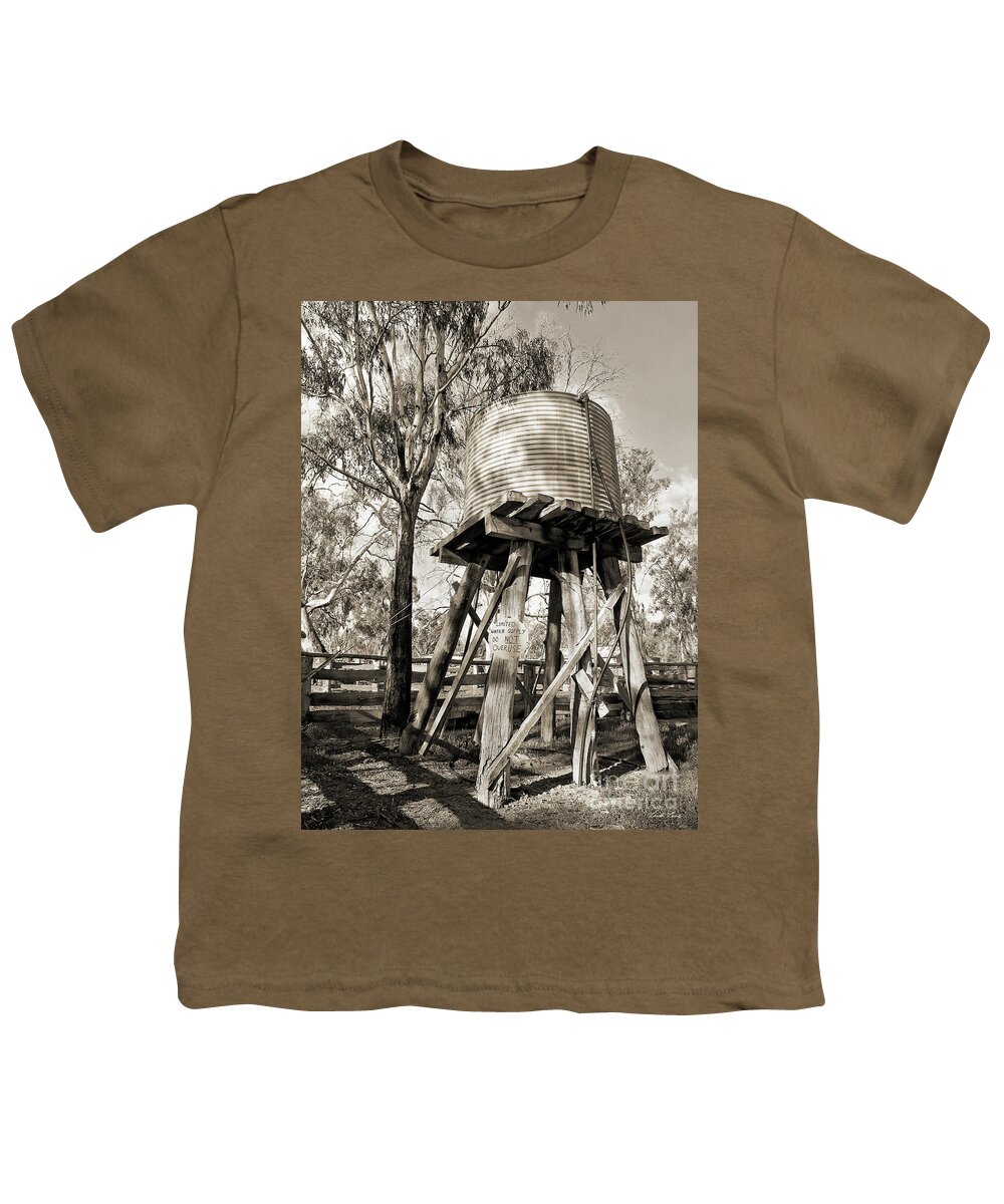 Barmah Youth T-Shirt featuring the photograph Limited Water Supply by Linda Lees