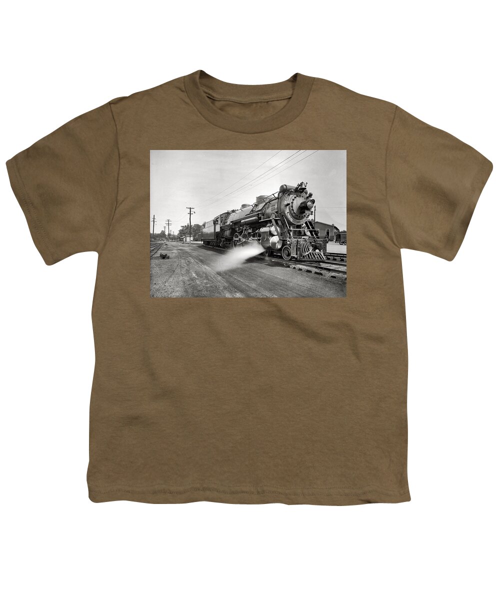 Locomotive Youth T-Shirt featuring the photograph Locomotive by Jackie Russo