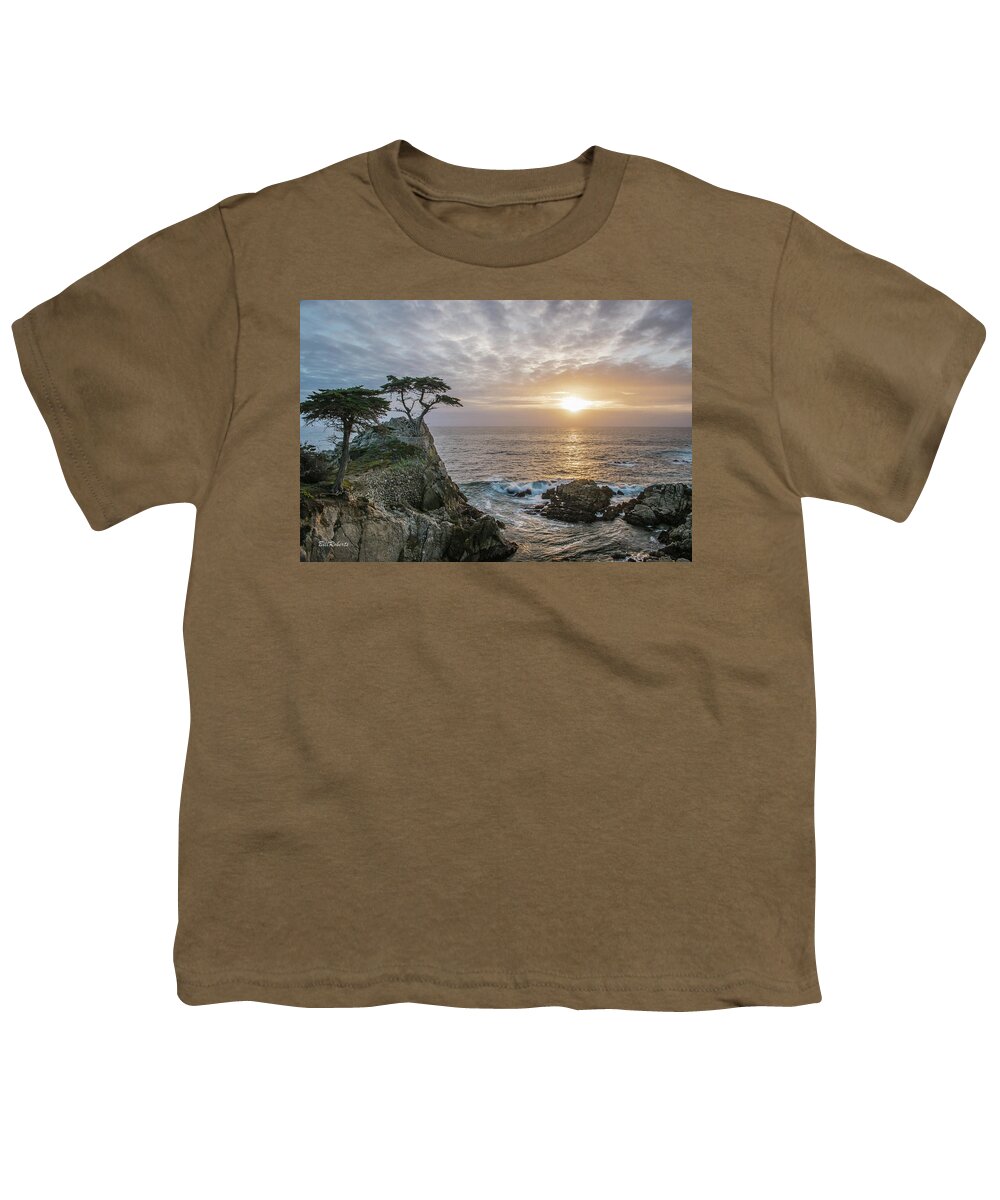 Lone Cypress Youth T-Shirt featuring the photograph Lone Cyress by Bill Roberts