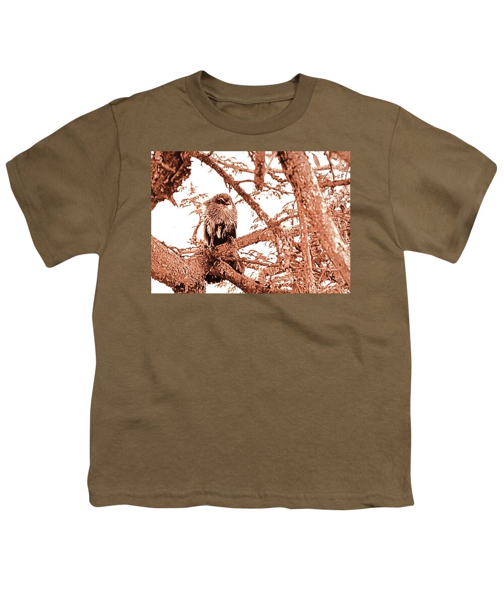 Nature Youth T-Shirt featuring the photograph Looking out by Patrick Kain