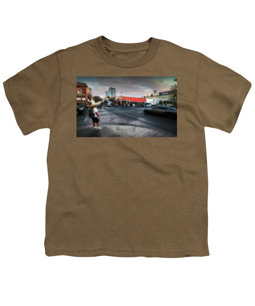 Tucson Youth T-Shirt featuring the photograph Lost Gringo by Micah Offman