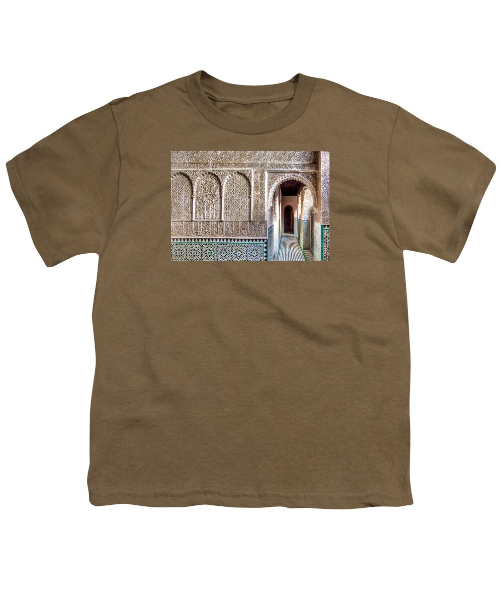 Fes Youth T-Shirt featuring the photograph Madrasa Bou Inania by Claudio Maioli