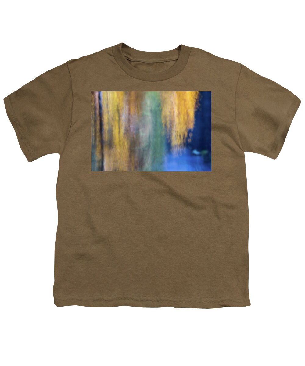Yosemite Youth T-Shirt featuring the photograph Merced River Reflections 17 by Larry Marshall