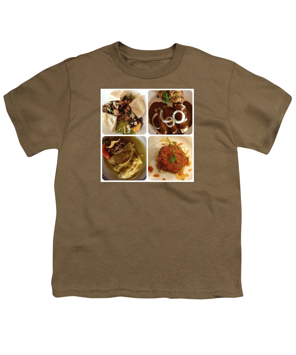 Mexican Food Youth T-Shirt featuring the photograph Mexican Food by Diana Rosales 