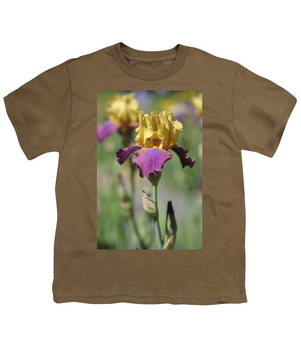 Jenny Rainbow Fine Art Photography Youth T-Shirt featuring the photograph Milestone 1.The Beauty of Irises by Jenny Rainbow